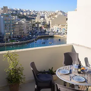  Appartamento Stylish Saint Julians 1 Bedroom Penthouse With Terrace In The Centre With Seaview